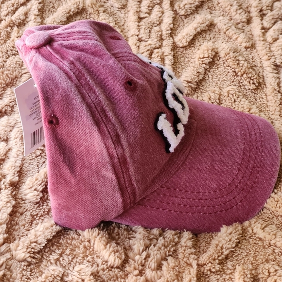 NWT Love Pink Baseball Cap / hat - Picture 2 of 4